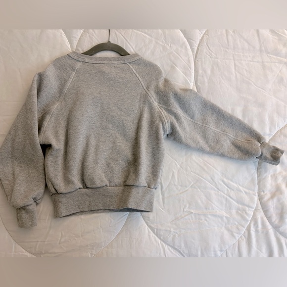 The animals observatory size 3 heather grey shark Dolphin sweatshirt - Picture 2 of 5